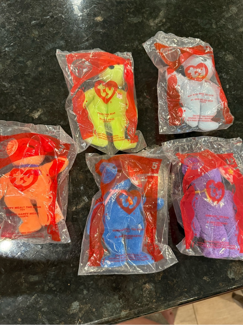 Ty Beanie Babies McDonald’s Happy Meal Plush Set - Multicolor